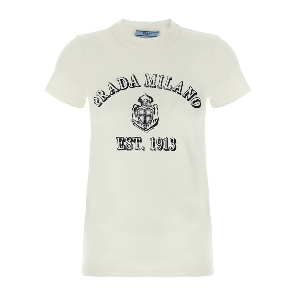 Prada White Cotton Women's T-Shirt
